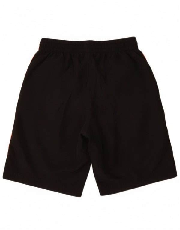 ADIDAS Boys F50 Graphic Sport Shorts 11-12 Years Black Poliester