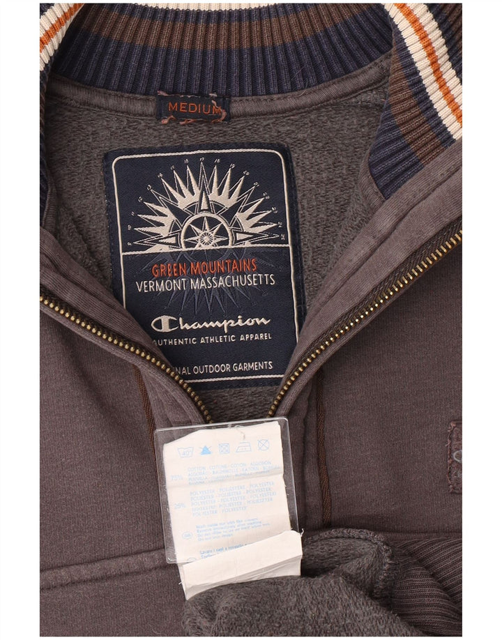 Champion muška majica s izrezom i srednje sivim pamukom