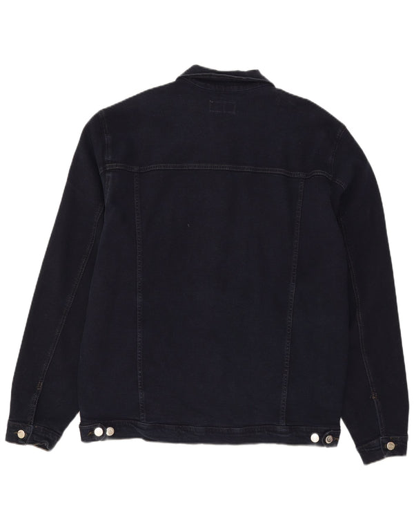 Vintage muška traper jakna UK 46 3XL tamnoplava
