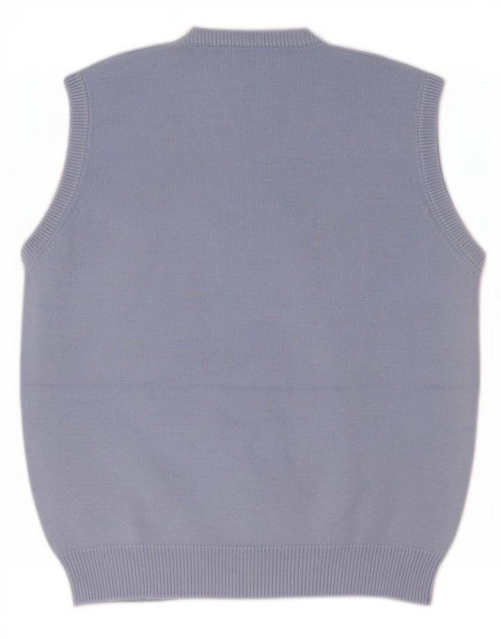 Fred Perry muški prsluk bez rukava Srednje plavi pamuk