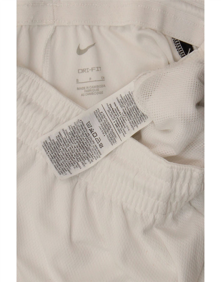 Nike muške Dri Fit sportske kratke hlače male bijele boje od poliestera