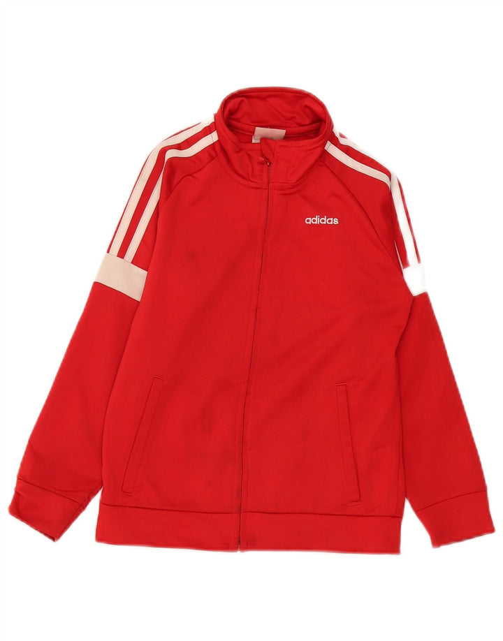 Gornja jakna od trenirke Adidas za dječake 6-7 godina u crvenoj boji