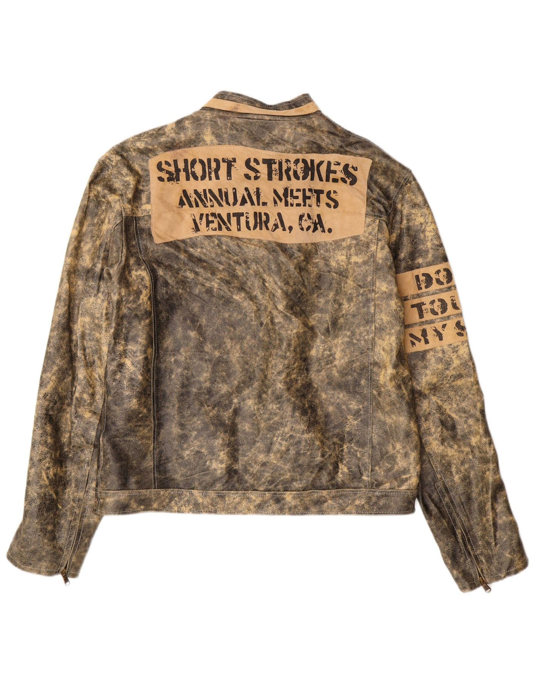 Bata muška grafička kožna jakna IT 52 XL siva koža