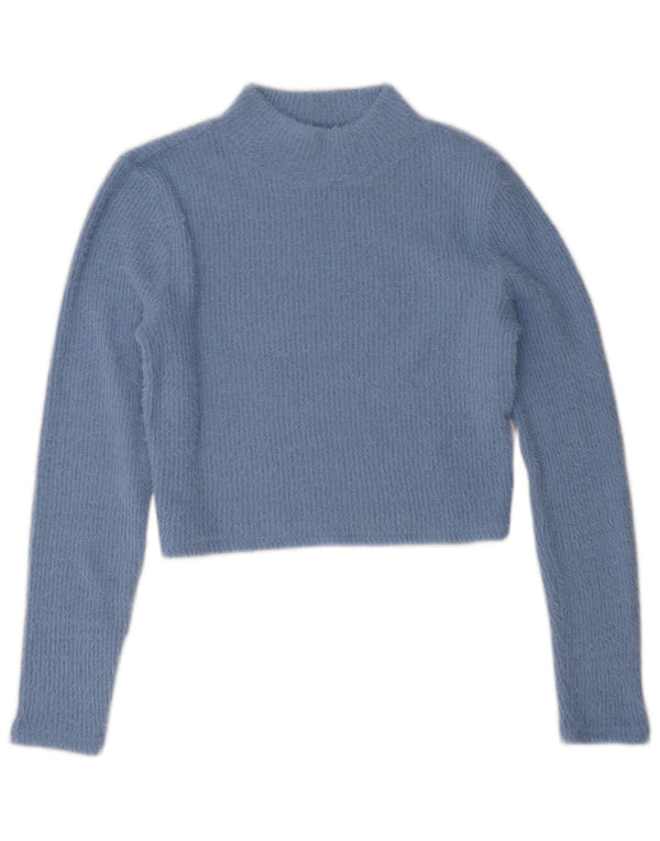 Zara ženski kratki džemper s kornjačastim ovratnikom UK 16 Large Blue