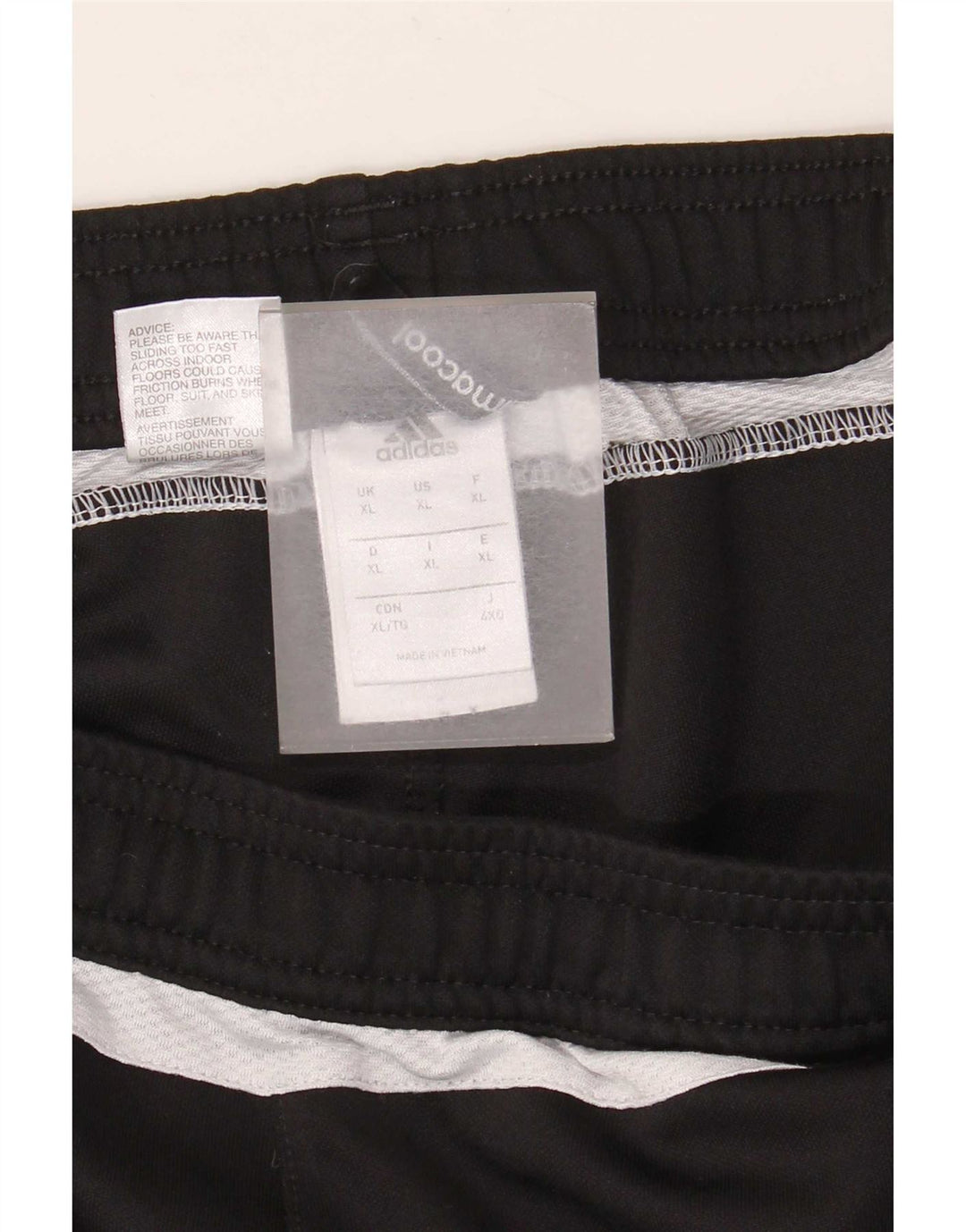 Adidas muške Climacool hlače za trenirku XL crni poliester u boji