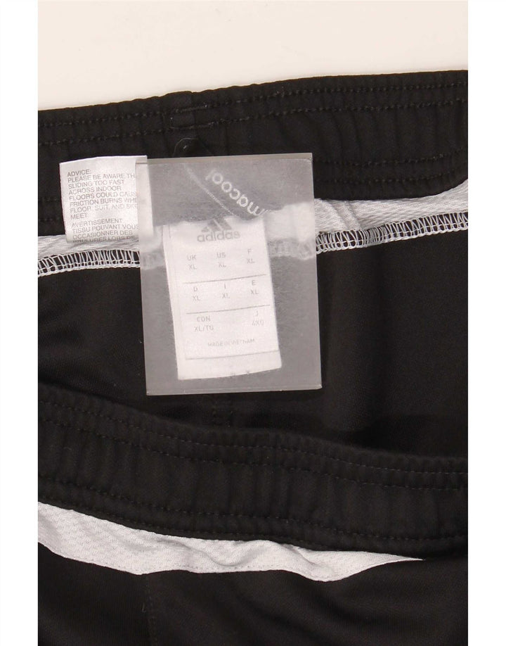 Adidas muške Climacool hlače za trenirku XL crni poliester u boji