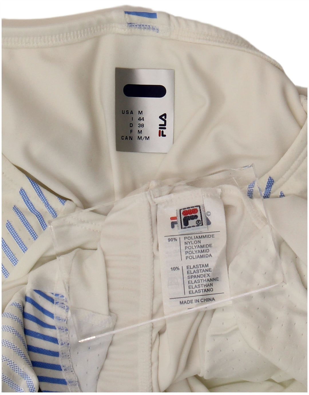 FILA ženski prsluk IT 44 srednje bijele pruge od poliamida