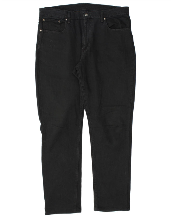 Levi's muške ravne traperice W34 L32 crni pamuk