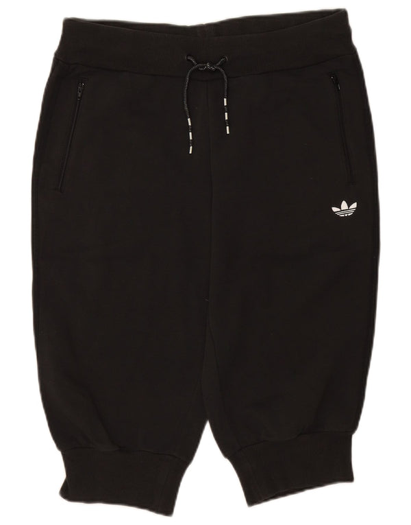 ADIDAS Womens Bermuda Sport Shorts EU 40 Medium  Black Cotton