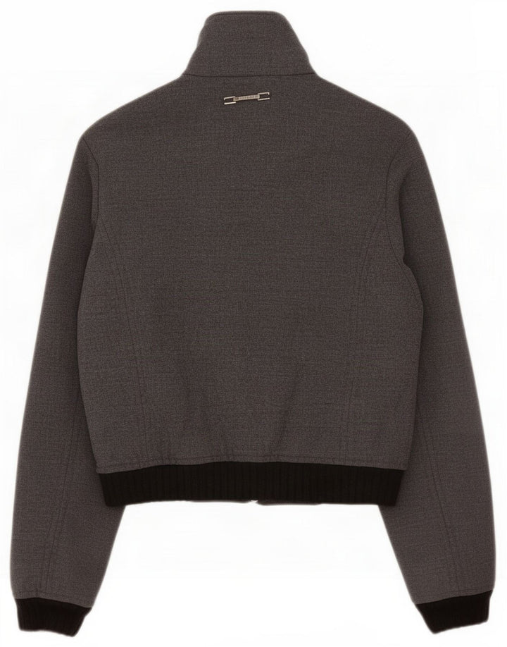 Trussardi Jeans ženska bomber jakna IT 42 Medium Grey Colourblock