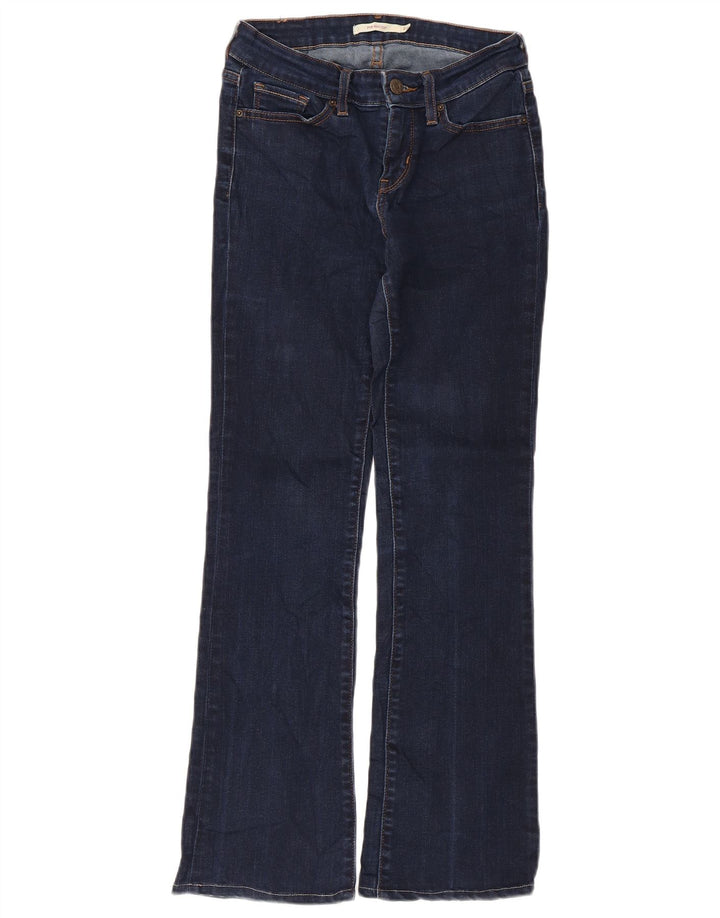 Levi's ženske 715 Bootcut traperice W26 L28 tamnoplavi pamuk