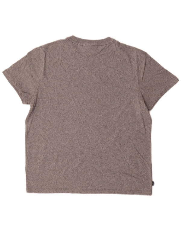 Superdry muška majica kratkih rukava XL, sivi flekasti pamuk