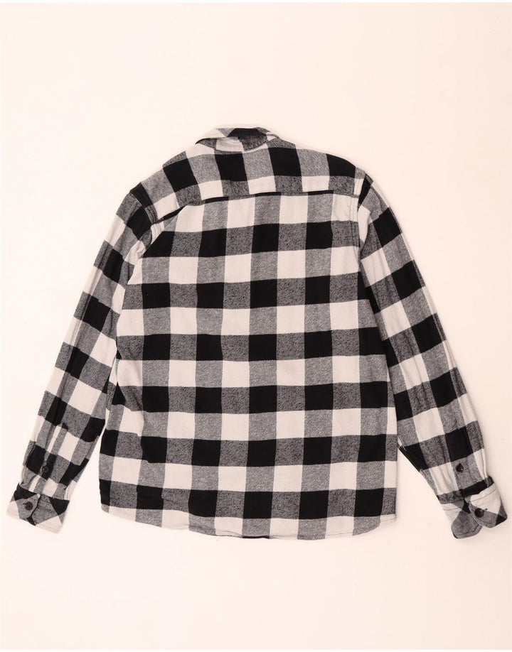 Dickies muška flanelska košulja, veliki crni pamuk od ginghama