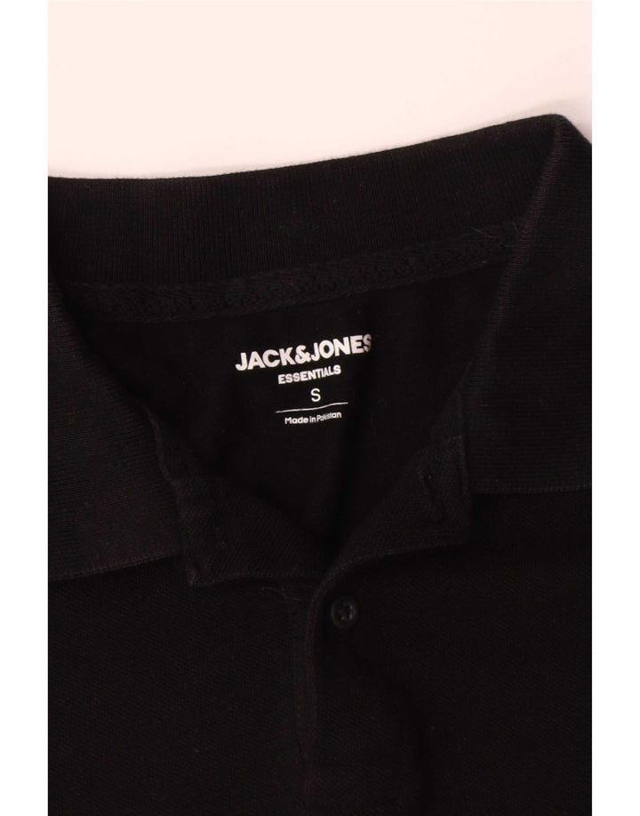 Jack & Jones muška polo majica mala crna pamučna