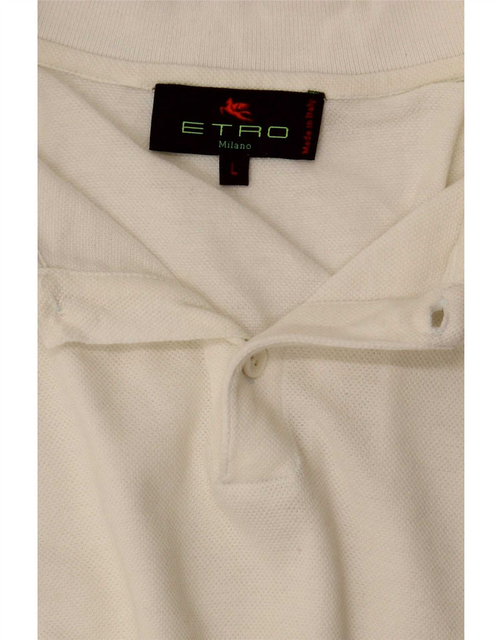 Etro muška polo majica velika bijela