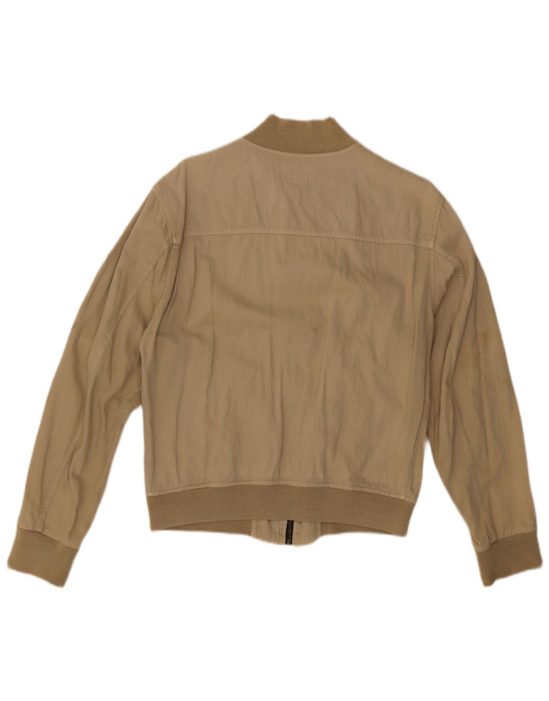 Vintage ženska bomber jakna UK 16 Large Beige Cotton