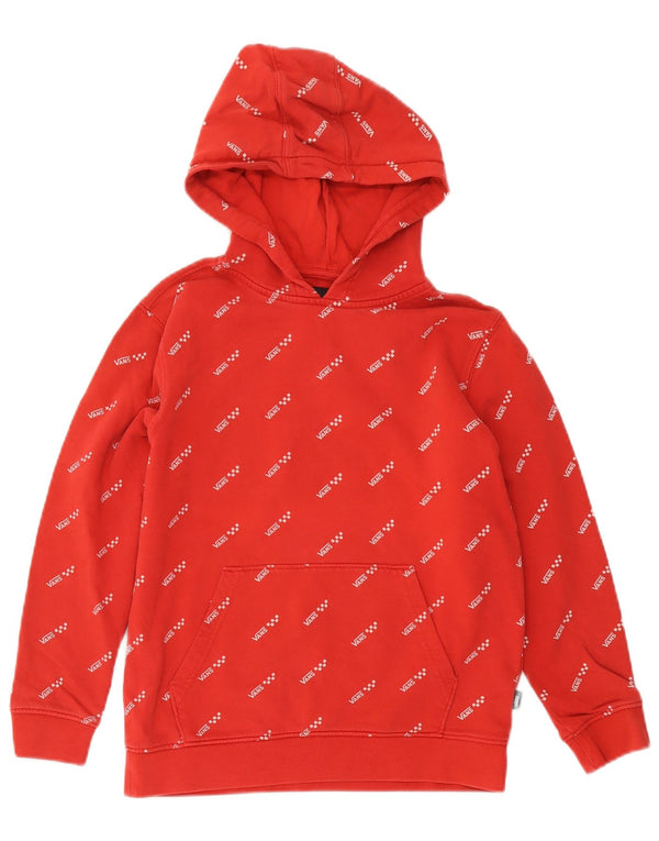 Vans Boys majica s kapuljačom s kapuljačom 10-11 godina srednje crvene boje