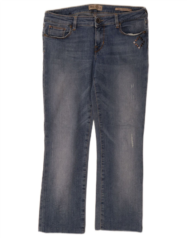 Ženske traperice Guess Starlet Bootcut W28 L25 plavi pamuk