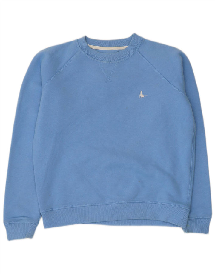 Jack Wills Ženska velika majica s kratkim rukavima UK 8 Mali plavi pamuk