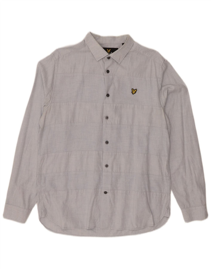 LYLE & SCOTT muška košulja srednje plave pruge