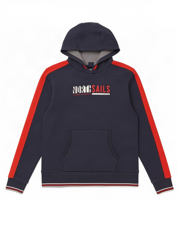 North Sails Boys Graphic Hoodie Džemper 15-16 godina tamnoplave boje