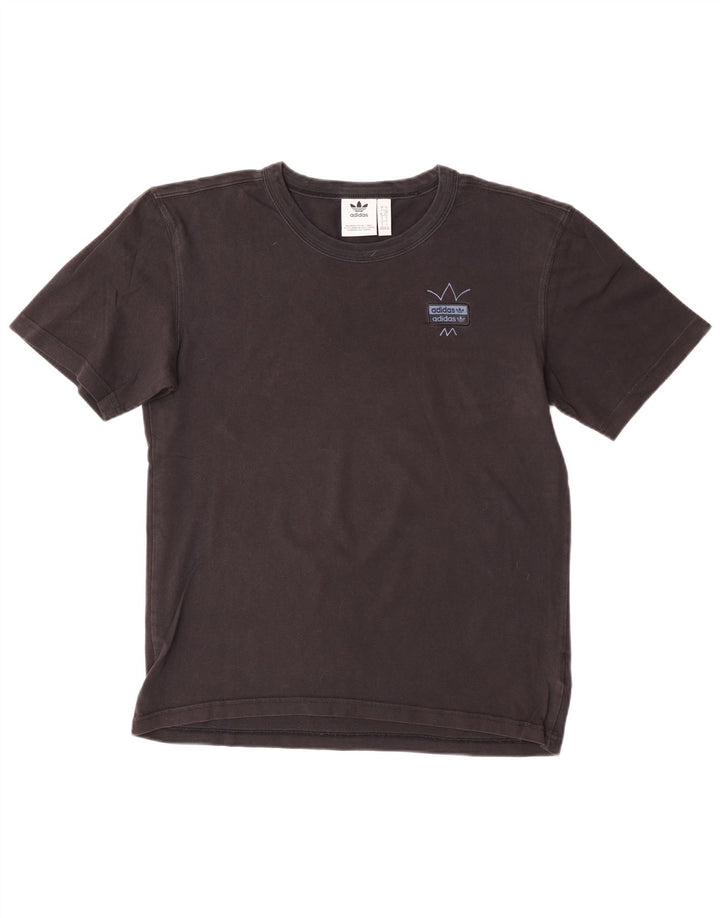 ADIDAS muška majica kratkih rukava s grafičkim motivima, mala, crna pamučna