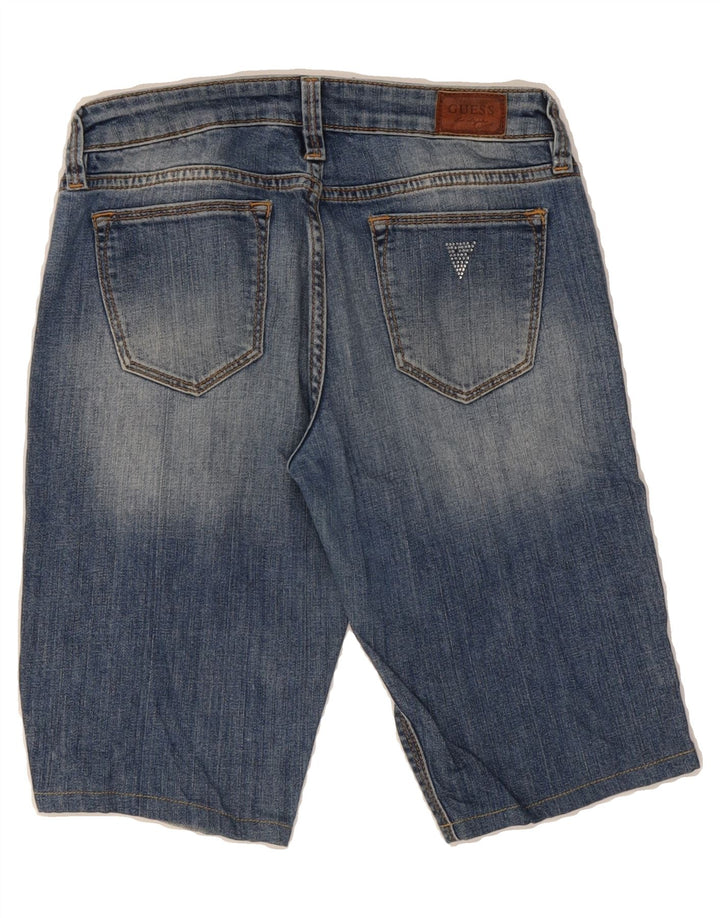 GUESS Womens Beverly Denim Shorts W28 Medium  Blue Cotton Vintage Guess and Second-Hand Guess from Messina Hembry 