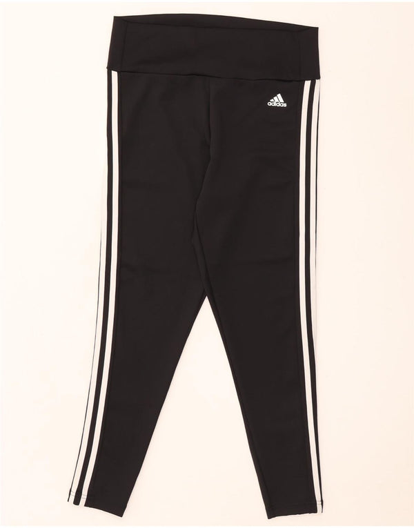 Adidas ženske Aeroready tajice UK 16/18 veliki crni poliester