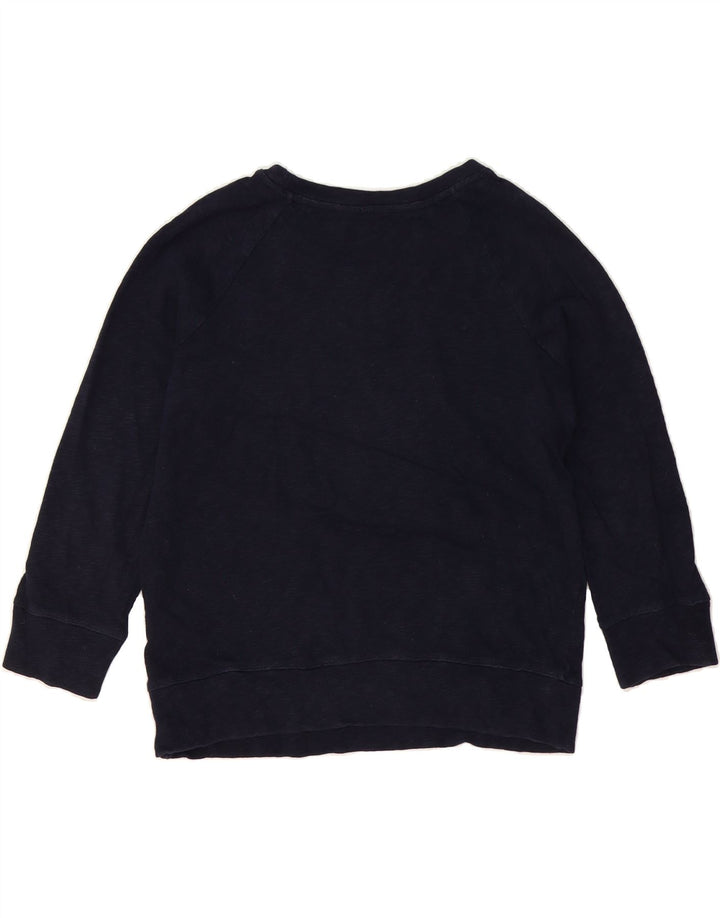 J. CREW Ženska prekomjerna trenirka s motivima UK 10 Mala tamnoplava