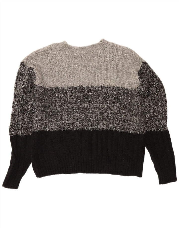 MARKS & SPENCER Womens Crew Neck Jumper Sweater UK 16 Large Grey