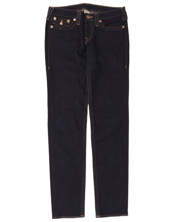 Ženske uske traperice True Religion W30 L34 tamnoplavi pamuk