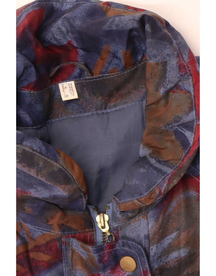 Vintage ženski podstavljeni kaput s apstraktnim uzorkom UK 18 XL u više boja
