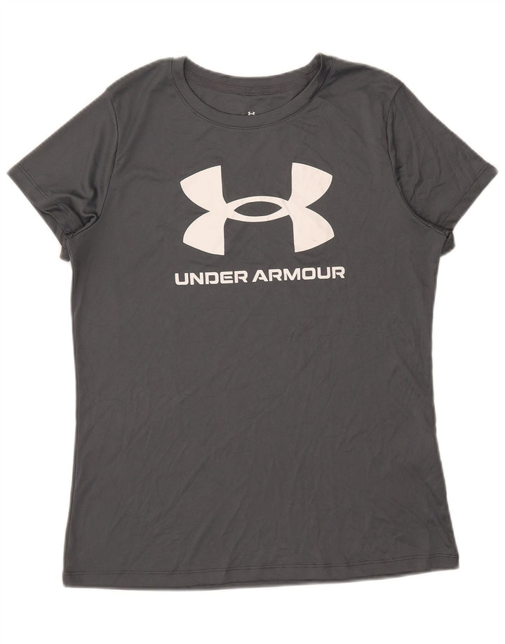 Under Armour muška grafička majica kratkih rukava srednje sivi poliester