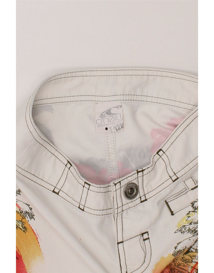 O'NEILL Boys Graphic Casual Shorts 8-9 Years W23 White Vintage O'Neill and Second-Hand O'Neill from Messina Hembry 