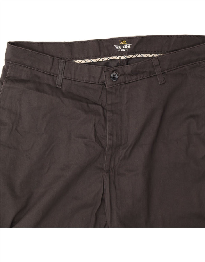 LEE Mens Relaxed Fit Chino Trousers W40 L30 Grey Vintage Lee and Second-Hand Lee from Messina Hembry 
