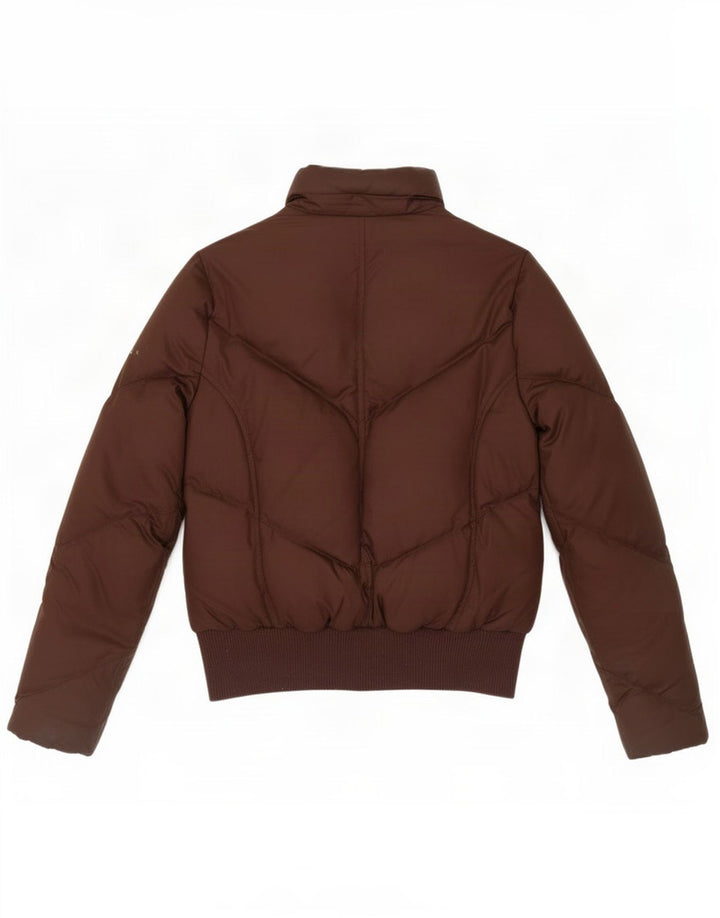 Tommy Hilfiger ženska bomber podstavljena jakna UK 10 mali smeđi poliester