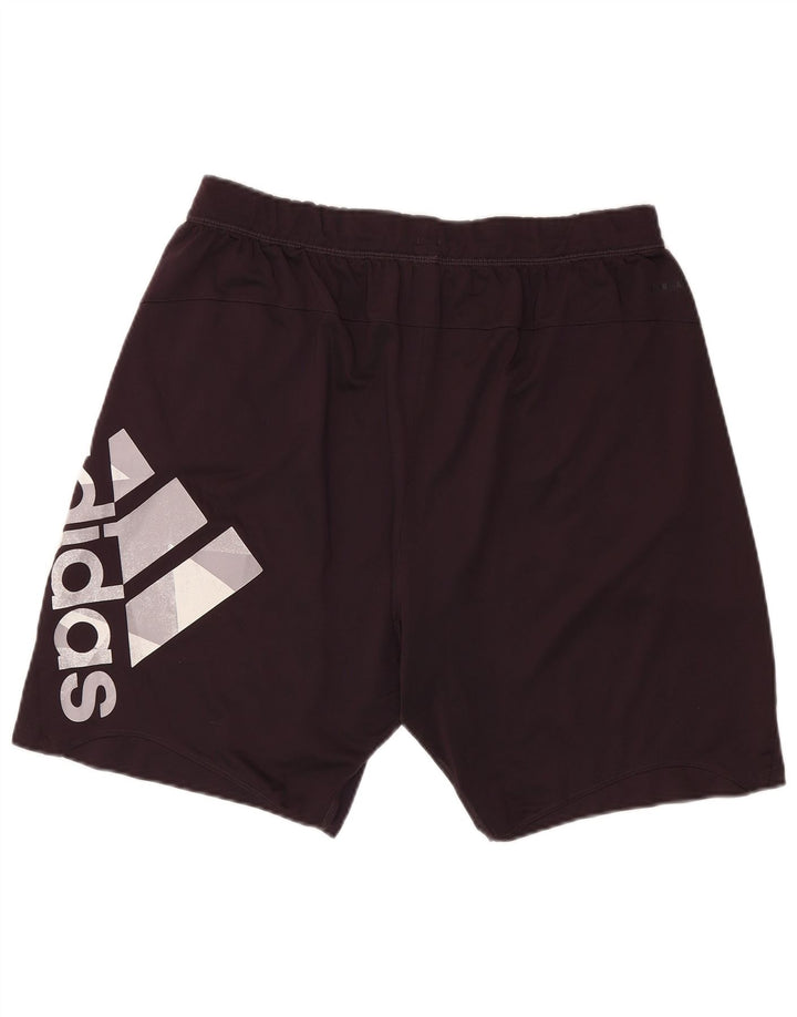 Adidas muške grafičke sportske kratke hlače srednje crne boje od poliestera