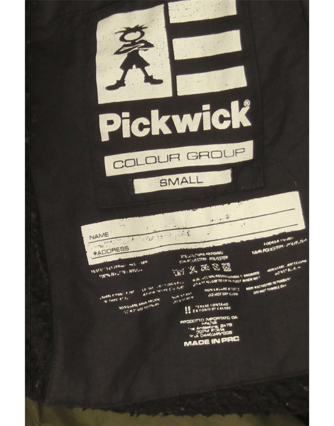 Pickwick ženska velika parka jakna s kapuljačom UK 10 Small Green Colourblock