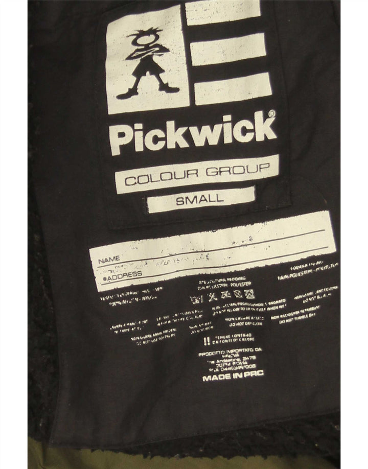 Pickwick ženska velika parka jakna s kapuljačom UK 10 Small Green Colourblock