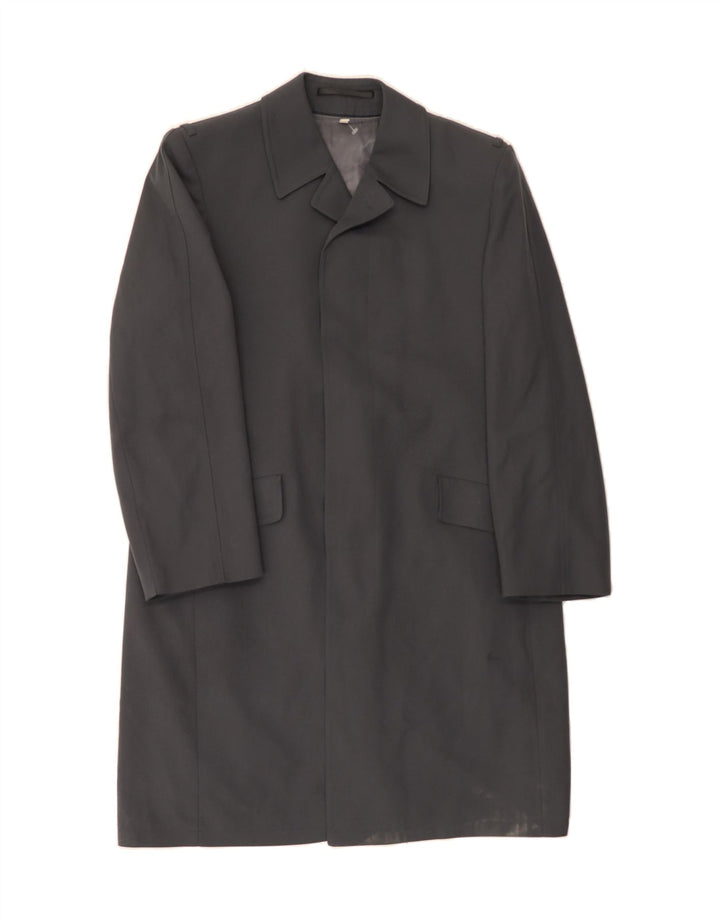 VINTAGE Womens Overcoat US 10 Large Grey Vintage Vintage and Second-Hand Vintage from Messina Hembry 