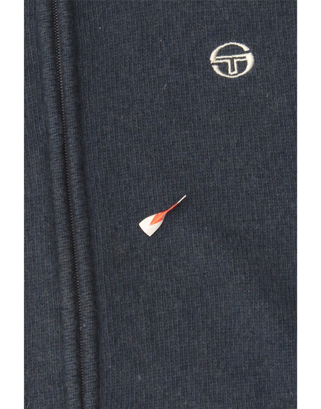 Sergio Tacchini ženski kardigan pulover bez rukava UK 12 srednje tamnoplava