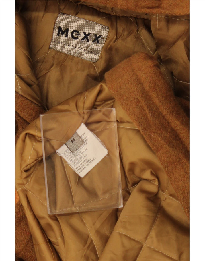 MEXX Muški široki kaput s kapuljačom UK 36 srednje smeđa vuna