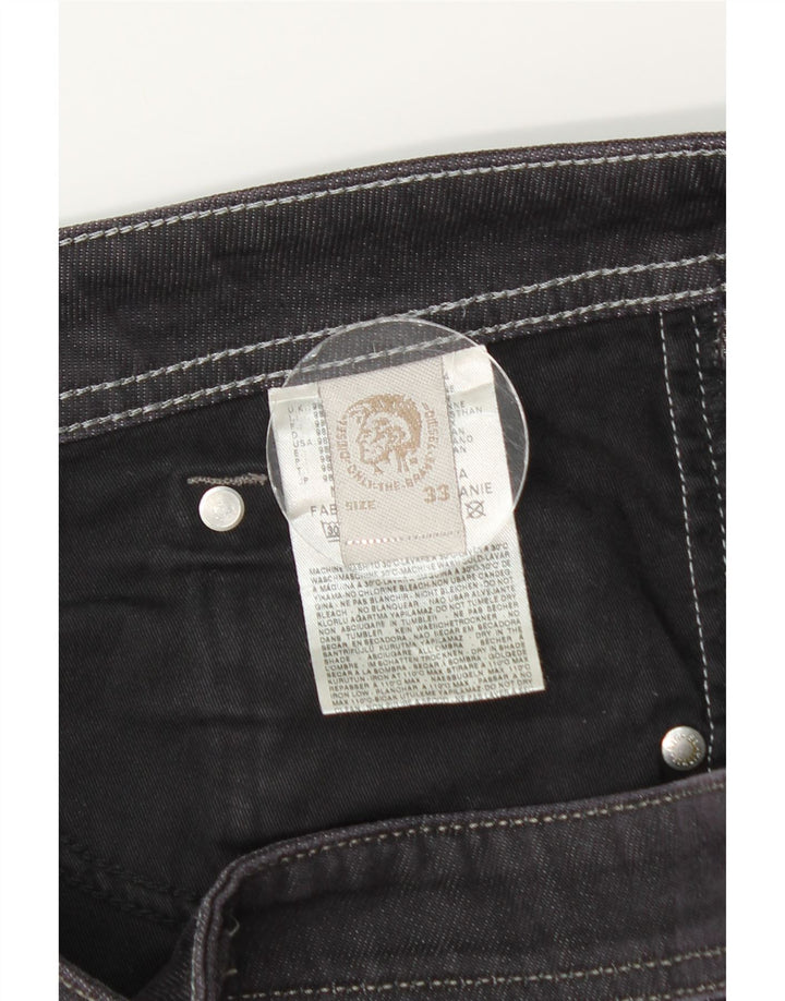 DIESEL Muške ravne traperice W33 L30 Sivi pamuk