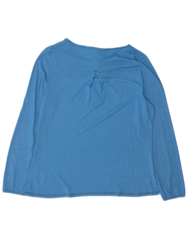 THE NORTH FACE Womens Top Long Sleeve UK 18 XL Blue Cotton