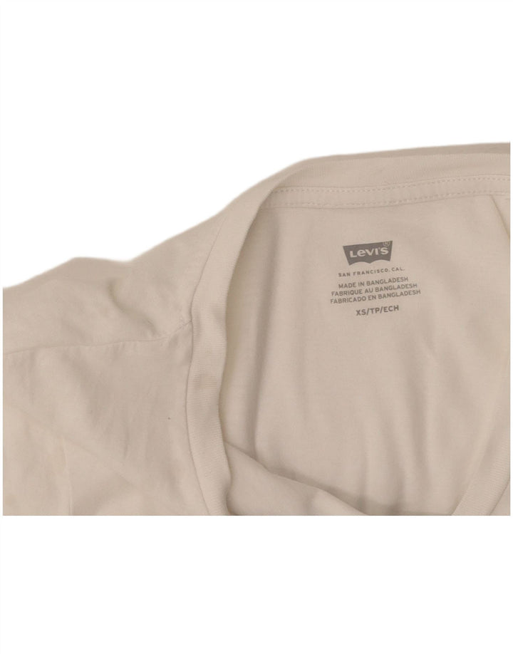 LEVI'S Ženska majica kratkih rukava s grafičkim motivima UK 6 XS Bijela