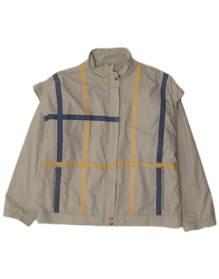 Adidas ženska bomber jakna UK 18 XL Zeleni karirani pamuk