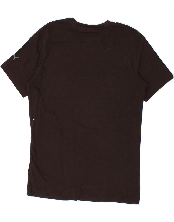 PUMA Mens Graphic T-Shirt Top Small Black Cotton Vintage Puma and Second-Hand Puma from Messina Hembry 