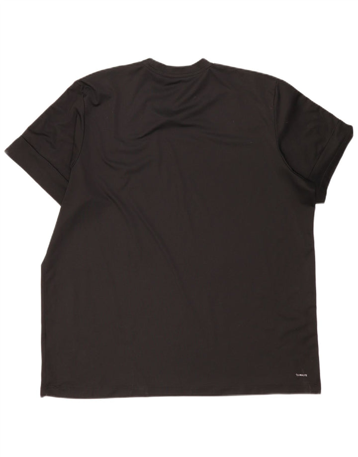 Adidas muška majica Climalite Graphic Top 2XL crni poliester