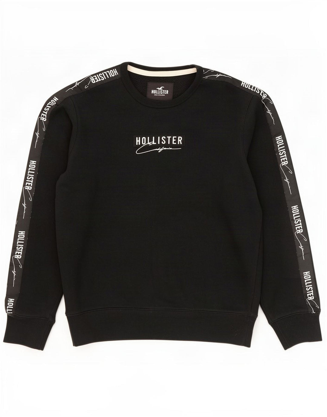 Hollister muška majica s grafičkim motivima srednje crna