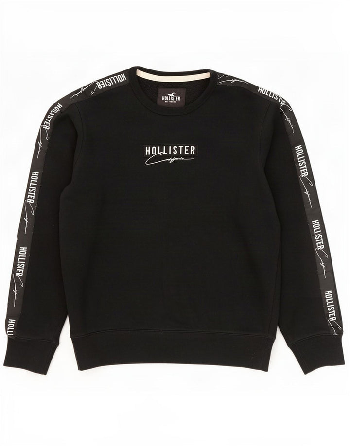 Hollister muška majica s grafičkim motivima srednje crna